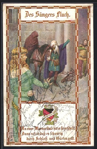 Cartolina artista franz - cartolina, d'artista