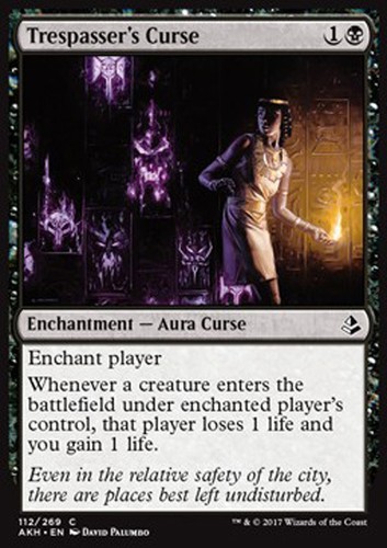 Mtg trespasser curse exc - trespasser's,